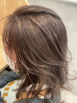 ミディアム カラー K-two 谷町店所属・K-two谷町❄️ hinaのヘアスタイル