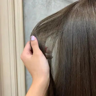 ロング カラー サソウ ユリエ🥥のヘアスタイル