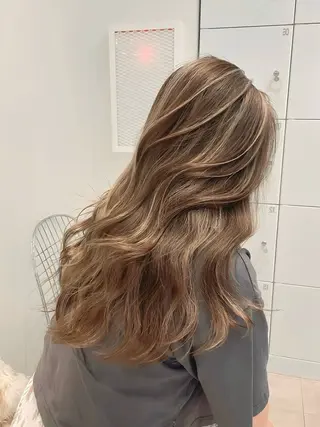 ロング カラー ✨レイヤーカット 海外ヘア/原宿✨のヘアスタイル