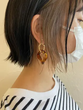 ミディアム カラー Hair Musee   柱店所属・topstylist 吉住 早織のヘアスタイル