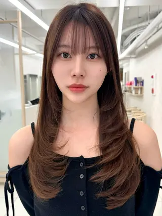 ロング ショート/ボブ/ 白髪ぼかし/しんやのヘアスタイル