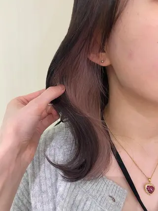 ミディアム カラー ハネエクステ🪽🫧 hinano🎀のヘアスタイル