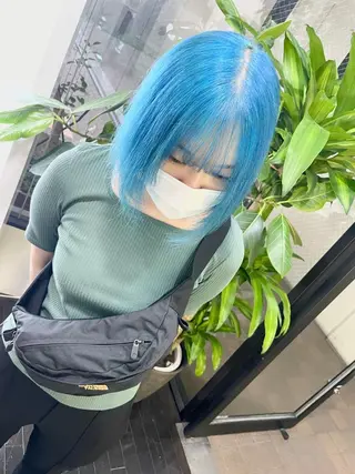 ショート 有人/バレイヤージュ /シャドールーツのヘアスタイル