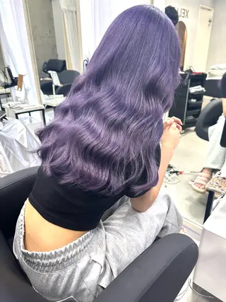 ロング カラー XELM/ハイトーン /高崎/RUIのヘアスタイル