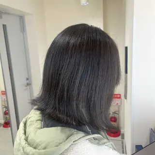 ミディアム ユイナ 🕊NaVI ベージュ/透明感のヘアスタイル