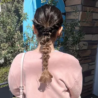 ロング ヘアアレンジ 伊藤 玲衣のヘアスタイル