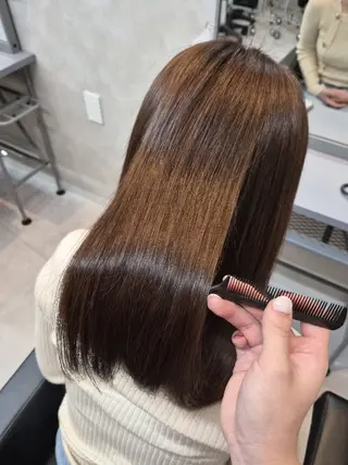 ミディアム 寺西紗友望/髪質改善 /ストレート/ボブのヘアスタイル