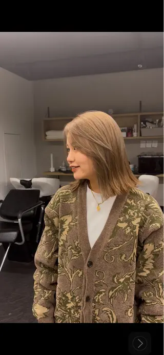 カラー EGAO /藤沢/海外ヘアのヘアスタイル