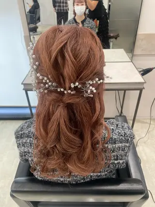 ヘアアレンジ 透明感カラー✨艶髪 制作🌱山根あゆみのヘアスタイル
