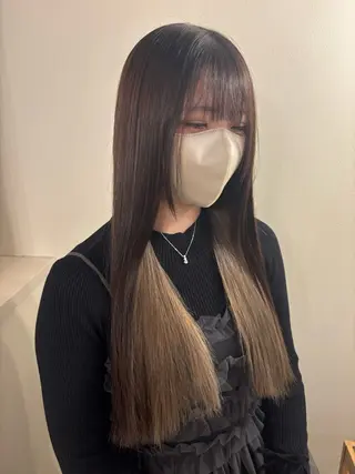 ロング カラー 豊中美容室COCOLUANA所属・CHISATO /暖色カラー❤️のヘアスタイル