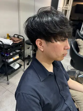 ミディアム パーマ メンズ Dxxxx III所属・女性目線の大人 メンズ*Ayakaのヘアスタイル