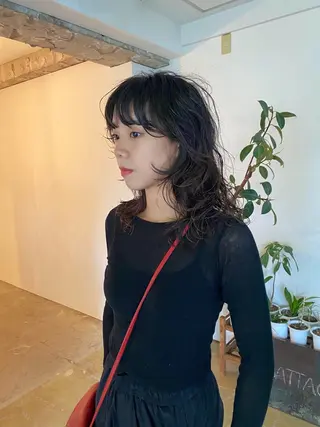 ミディアム パーマ GATTACA所属・KEI gattacaのヘアスタイル