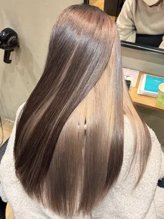 ロング みわ/博多 ブリーチ/メンズヘアのヘアスタイル