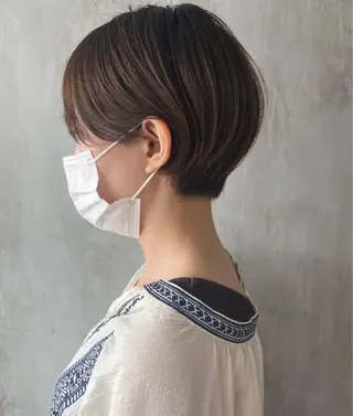 ショート カラー ヘアアレンジ stylist/蛯谷 珠里のヘアスタイル