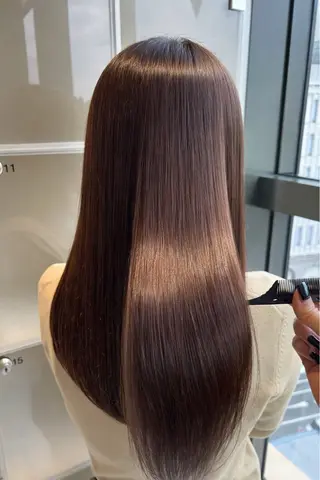 ロング 岸本 みなみのヘアスタイル