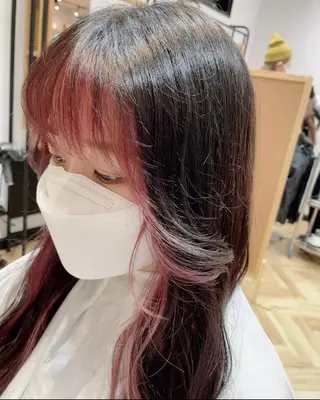 カラー ﾊｲﾄｰﾝ/ｶﾗｰ/ 用賀/稲若健太郎のヘアスタイル