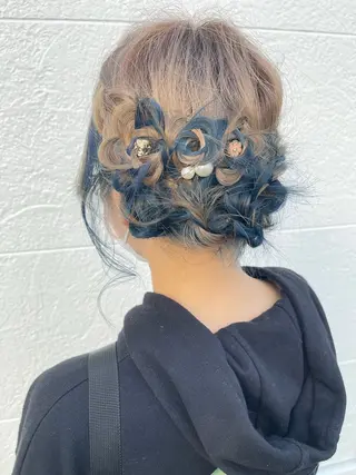 ミディアム 新宅 綾乃のヘアスタイル