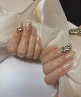 ネイル ️🩵Merci Miyu 南堀江️のネイルデザイン