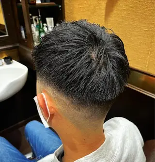 ショート メンズ UNTRACE -BARBER SHOP所属・工藤 千織のヘアスタイル