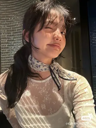 カラー 透明感ベージュ🤎 ナチュラルレイヤーのヘアスタイル