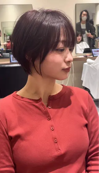 ショート GIEN Smart Salon by milbon 西宮ガーデンズ　プラス所属・吉原 星稀のヘアスタイル