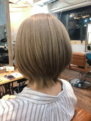 ミディアム 💇🏼ショートヘア お任せ💁🏻‍♂️のヘアスタイル