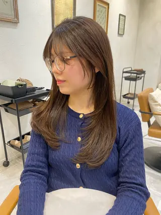 セミロング La Bonheur hair  grace 門前仲町店【ラボヌール ヘア グレース】所属・レイヤーカット/ 杉本篤史のヘアスタイル