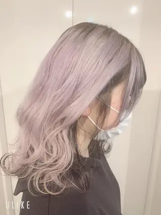 ミディアム カラー 松岡 恭弘のヘアスタイル