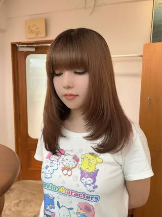 セミロング ENIEN MAKE'S 立川所属・綾/ベージュカラー /パーマ🩰のヘアスタイル