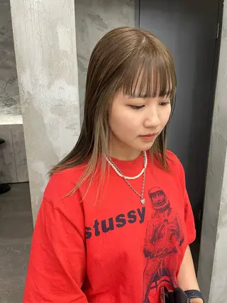 ロング カラー shiba tomomiのヘアスタイル