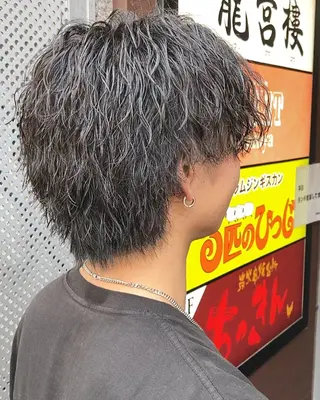パーマ メンズ メンズ特化 TAKUYAのヘアスタイル