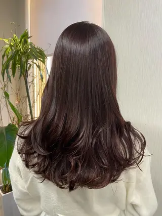 ロング カラー 福薗 ななのヘアスタイル