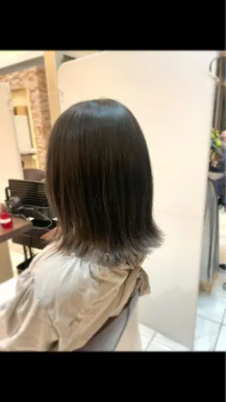 ミディアム 千葉 香奈のヘアスタイル
