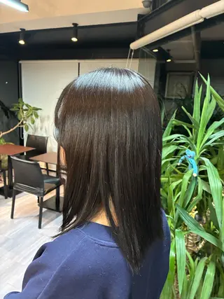 ミディアム カラー arika hair make所属・arika もえのヘアスタイル