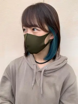 ミディアム カラー River,Land所属・yui .のヘアスタイル