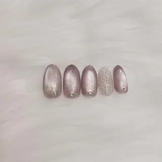 ネイル 💙🤍Tiary M🤍💙のネイルデザイン