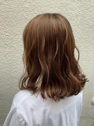 ミディアム カラー Sachiko ❤︎‬Pressのヘアスタイル