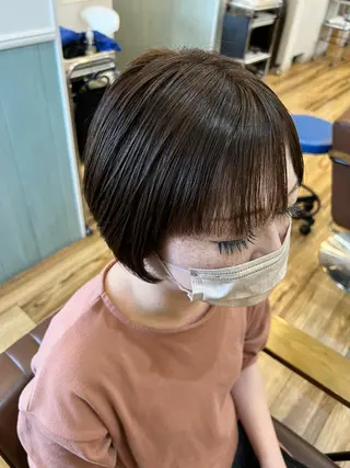 ショート カラー 🐰ハイトーンカラー 畠山　渡🐰のヘアスタイル