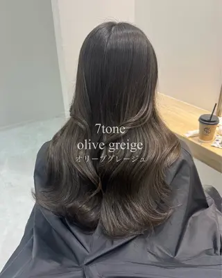 セミロング カラー 垢抜けレイヤー/ 着付け　ふうか　渋谷のヘアスタイル