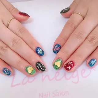 ネイル La neige* yuki 🐩🌙のネイルデザイン