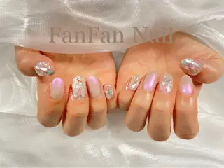 ネイル FanFan 長さ出し専門のネイルデザイン