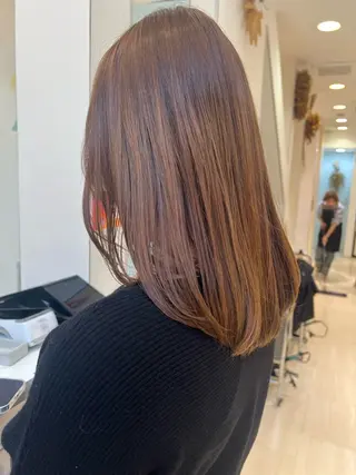 ミディアム カラー 堀井 凌平のヘアスタイル