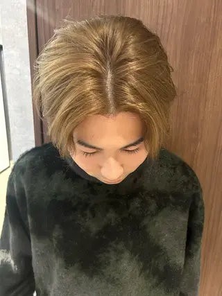 メンズ 最新ケアカラー 髪質改善YUTOのヘアスタイル