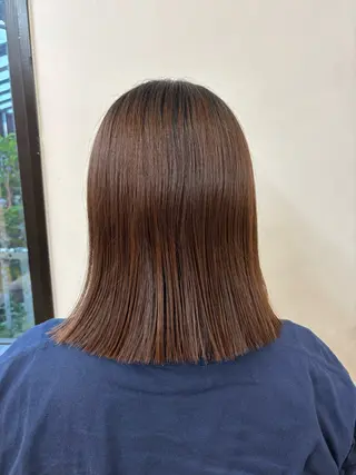 ミディアム みぞぐち じゅりのヘアスタイル
