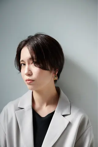 ショート メンズ/パーマ /フェード/岡山秀人のヘアスタイル