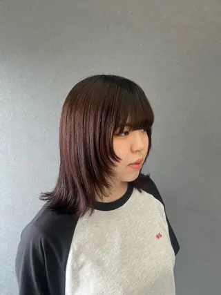 ミディアム 🐈‍⬛吉澤 汀彩🐈‍⬛のヘアスタイル