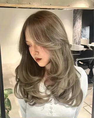 ロング 池谷 玲哉のヘアスタイル