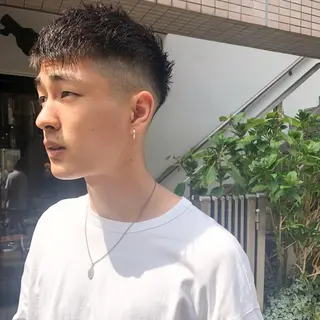 メンズ 🌈圧倒的デザイン パーマ　関和希のヘアスタイル