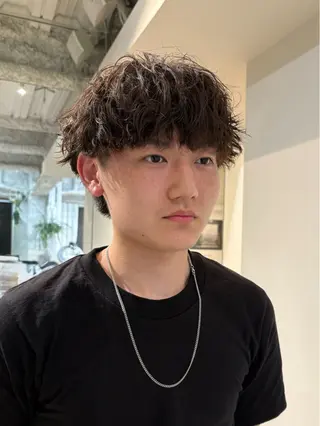 パーマ メンズ ANY/メンズ特化/ シバヤ ユウキのヘアスタイル