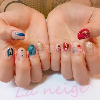 ネイル La neige* yuki 🐩🌙のネイルデザイン